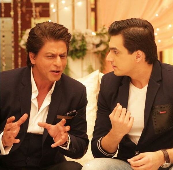 Yeh Rishta Kya Kehlata Hai: Mohsin Khan's FAN BOY moments with SRK on the sets are too cute!