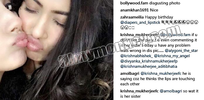 Yeh Hai Mohabbatein's Aliya aka Krishna Mukherjee's KISS with sister is termed 'LESBO KISS' by trolls!