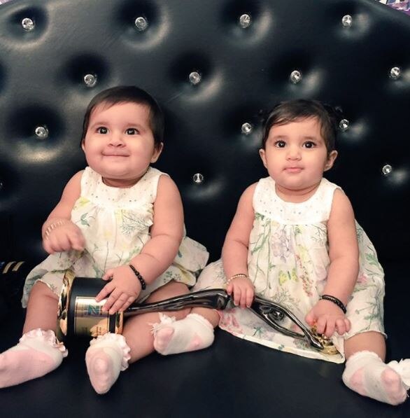 Karanvir's twin girls- Bella & Vienna