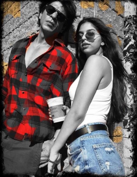 SWAG! Shah Rukh Khan's NEW PIC with daughter Suhana proves that they are the COOLEST daddy-daughter duo in Bollywood!