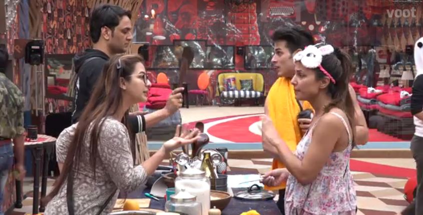 Bigg Boss 11: Another nasty CATFIGHT between Shilpa Shinde & Hina Khan!