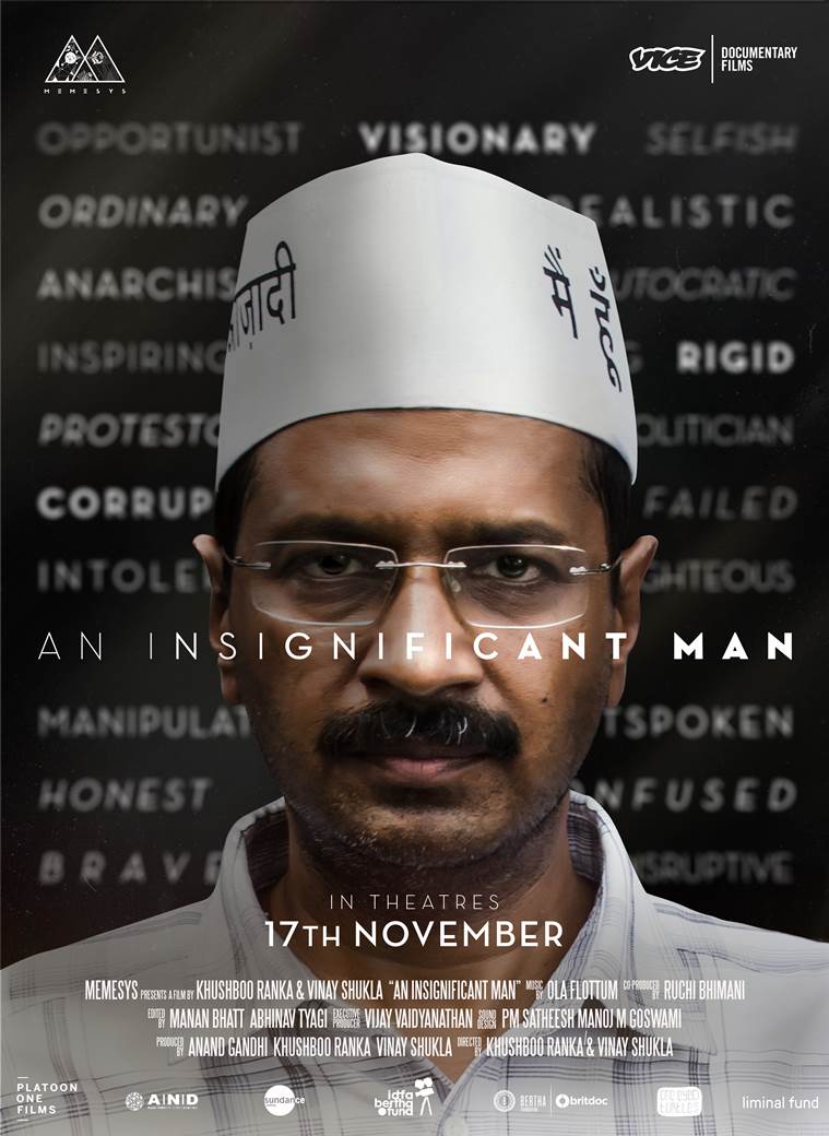 An Insignificant Man' biographical film on Arvind Kejriwal to release on November 17