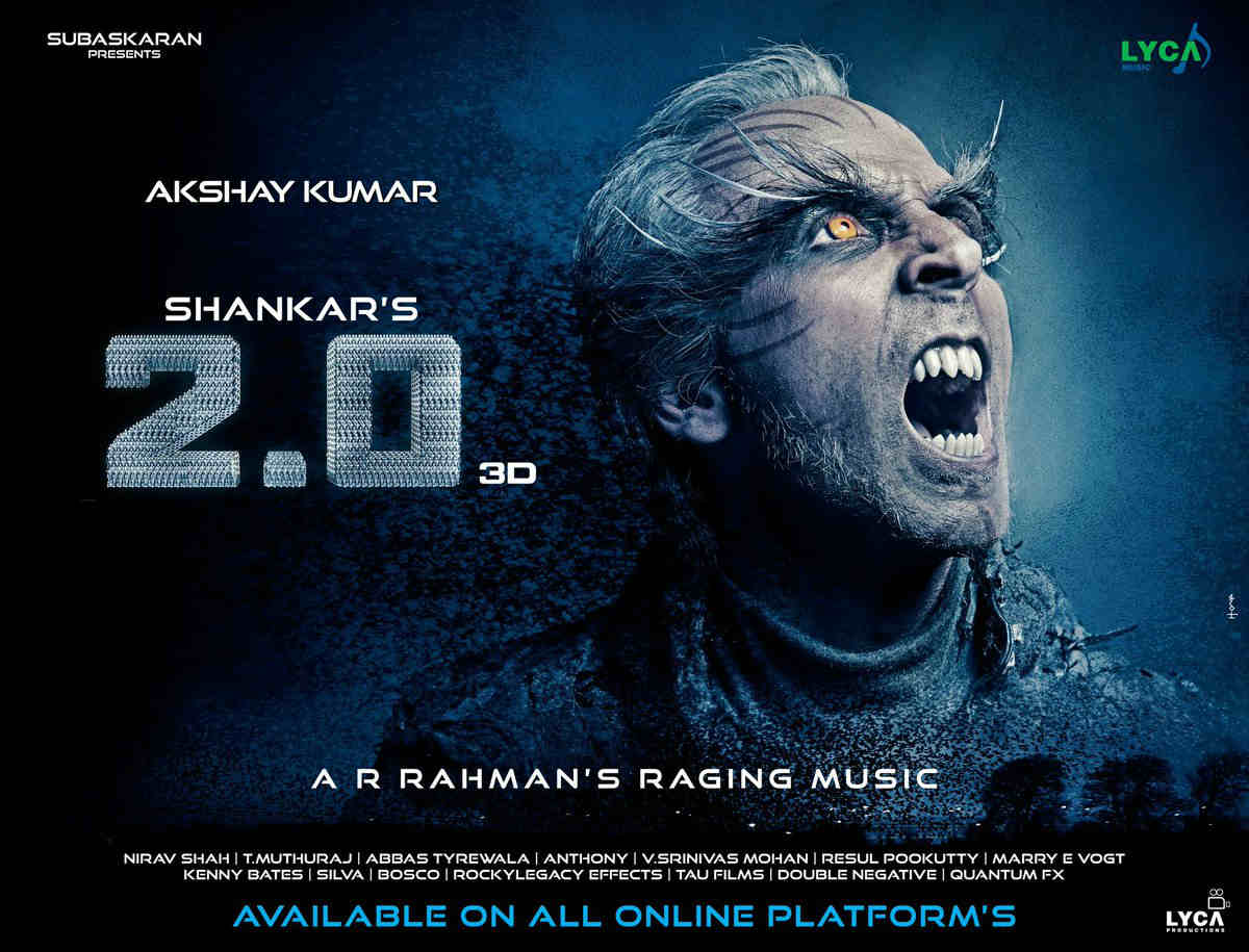 IN PICS: Akshay Kumar looks evil in the new poster of megastar Rajinikanth starrer '2.0