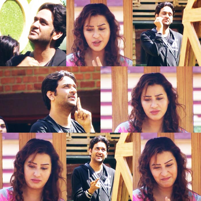 Bigg Boss 11: Wardrobe Malfunction! Vikas Gupta rescues Shilpa Shinde! VIDEO!