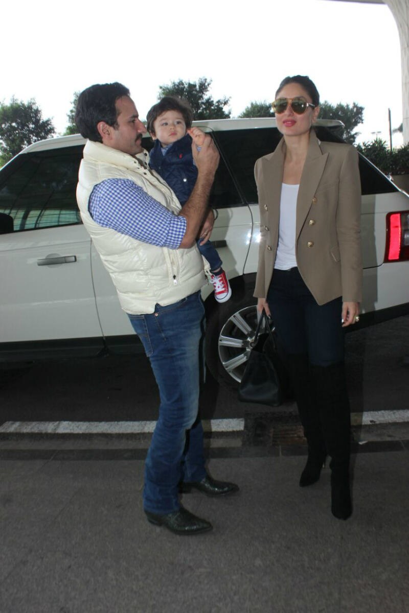 VIDEO ALERT! When Jacqueline Fernandez bumped into Kareena Kapoor's son Taimur Ali Khan at the airport!