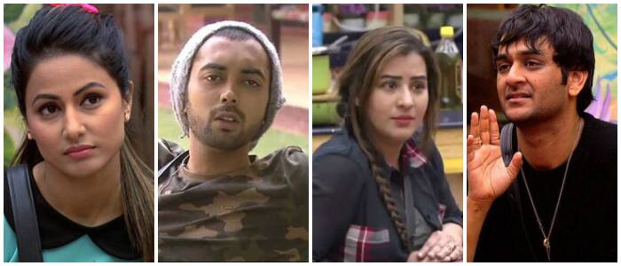 Hina, Luv, Shilpa & Vikas are nominated