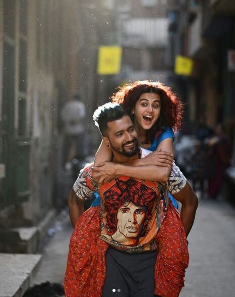 Abhishek-Taapsee-Vicky's 1st look for Manmarziyaan is OUT