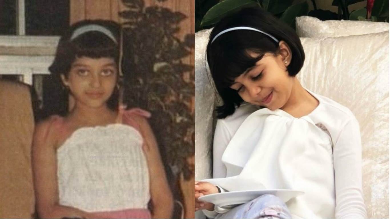 Big B's granddaughter Aaradhya looks like her mother Aishwarya Rai's PHOTOCOPY in her latest pic!