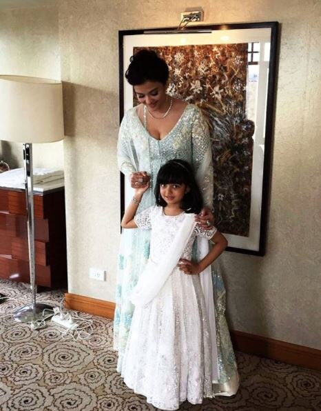 Big B's granddaughter Aaradhya looks like her mother Aishwarya Rai's PHOTOCOPY in her latest pic!