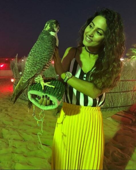 PICS & VIDEOS: TV actress Hina Khan gets COZY & ROMANTIC with boyfriend Rocky in the dessert of Dubai!