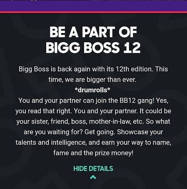 BIGG BOSS 12 is BACK but with a HUGE TWIST