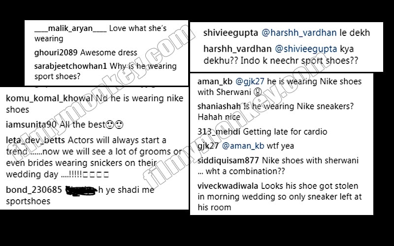 Wedding Reception: Sonam's husband Anand Ahuja TROLLED for wearing sport shoes for the occasion!