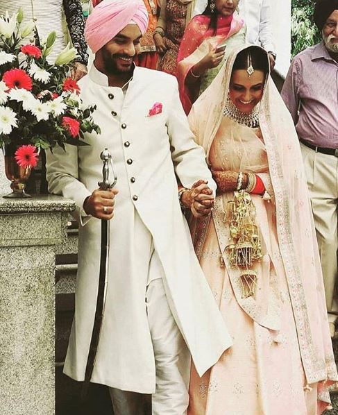 Neha Dhupia's WEDDING: Here are all the INSIDE PICS & VIDEOS from her traditional Gurudwara wedding!