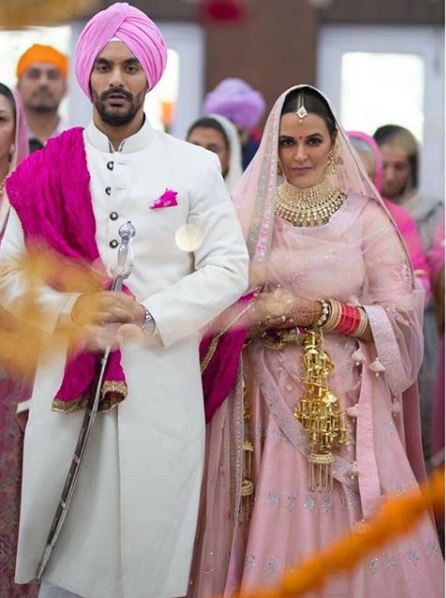 Neha Dhupia's WEDDING: Here are all the INSIDE PICS & VIDEOS from her traditional Gurudwara wedding!