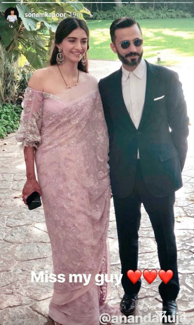 AWWW! Newlyweds Sonam Kapoor and Anand Ahuja MISSING each other as the actress reaches Cannes 2018 without hubby!