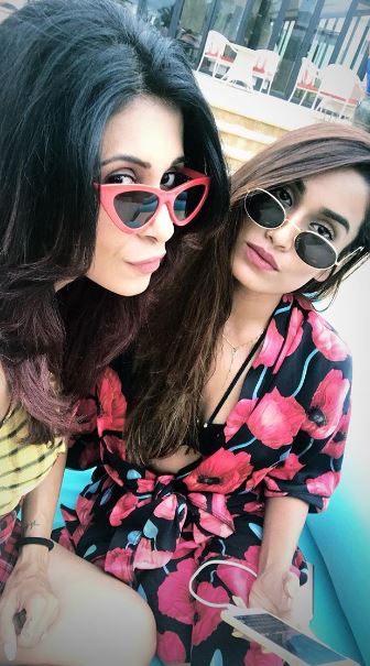 IN PICS: EX BIGG BOSS contestant & TV actress Kishwer Merchant beats the heat in style with her BFF!