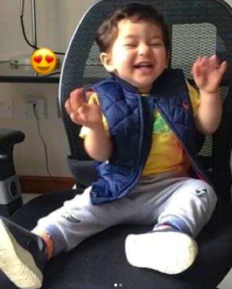 IN PICS: Saif-Kareena's BABY BOY Taimur's infectious smile from London will brighten up your day!