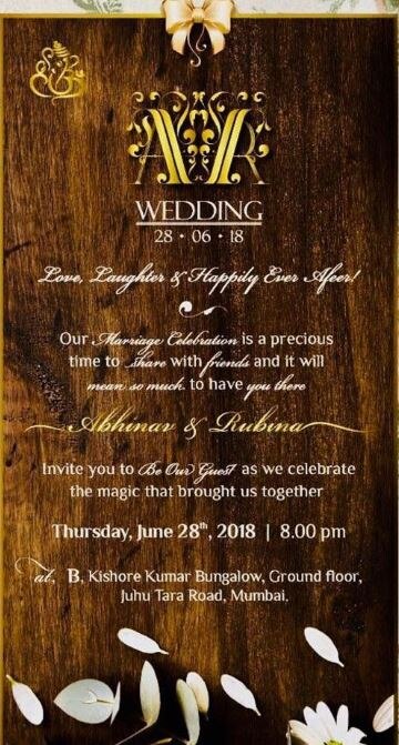 CHECK OUT Rubina Dilaik and Abhinav Shukla’s reception INVITE