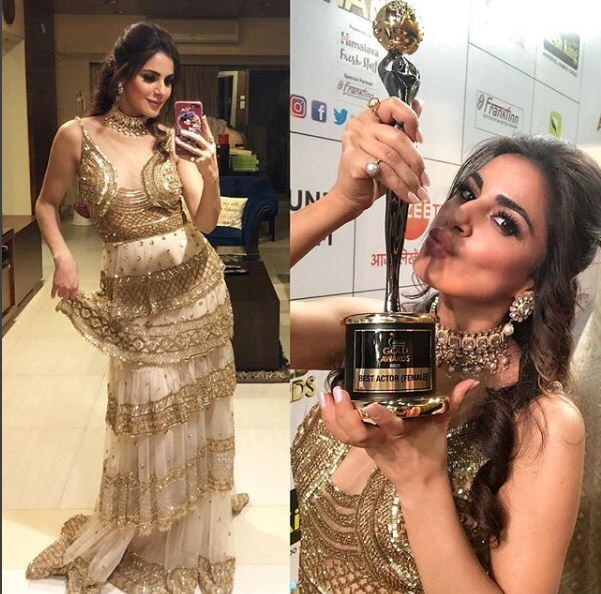 Gold Awards 2018 winners list: Jennifer, Nakuul, Hina, Mouni & others posing with their trophies!