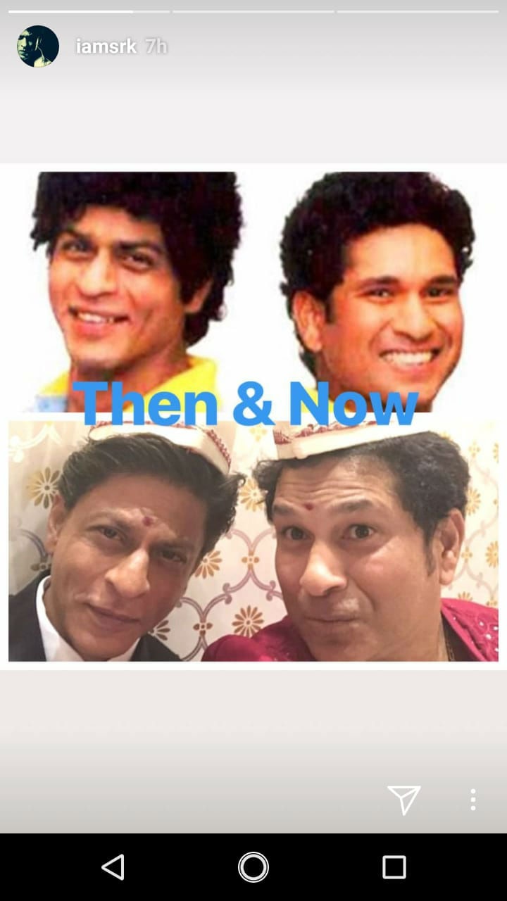 Shah Rukh Khan’s reply on Sachin Tendulkar’s selfie with him will make you go AWWW!