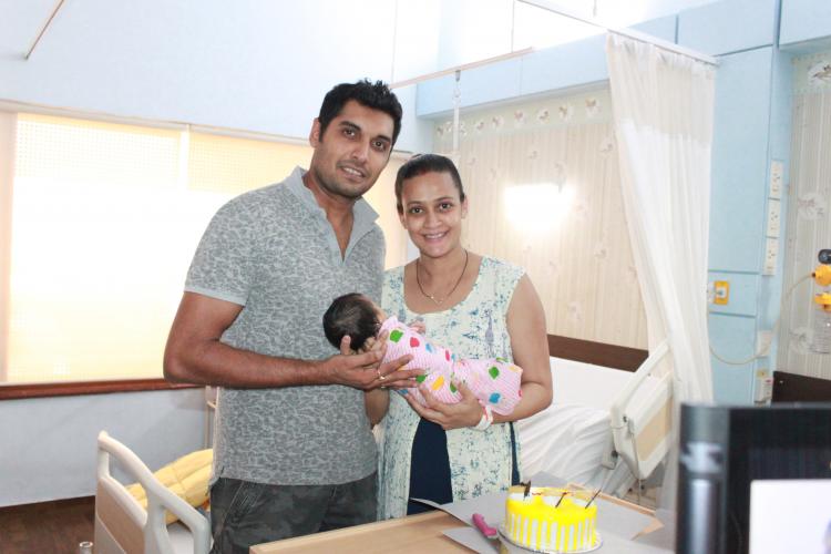 Here are the FIRST PICS of TV actress' NEWBORN baby as she takes her home from the hospital!