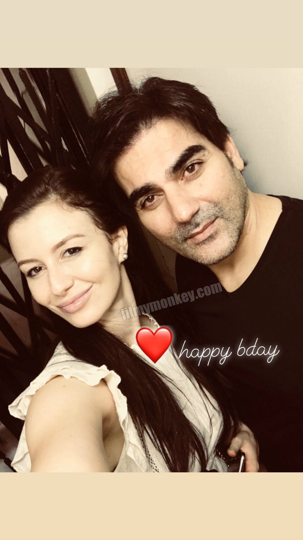 Arbaaz Khan Birthday: Girlfriend Georgia Andriani's wishes & the cosy pic with him CONFIRMS they are dating!