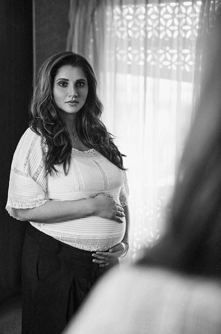 IN PICS: 7-months PREGNANT Sania Mirza flaunts her HUGE baby bump in latest maternity photo shoot for HT Brunch!