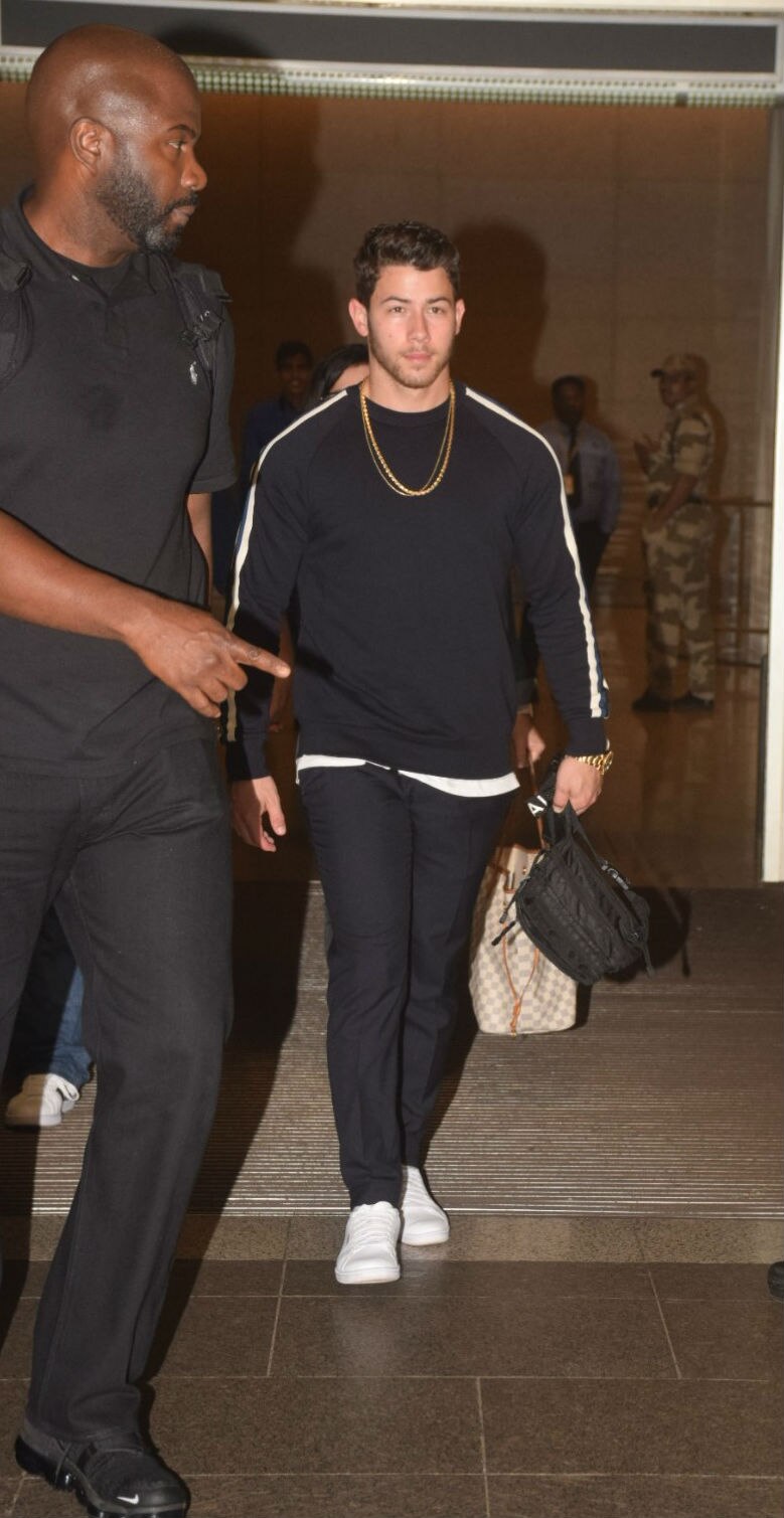 IN PICS: Priyanka Chopra's boyfriend Nick Jonas & his parents arrive in India for ENGAGEMENT party hosted by the Chopras!