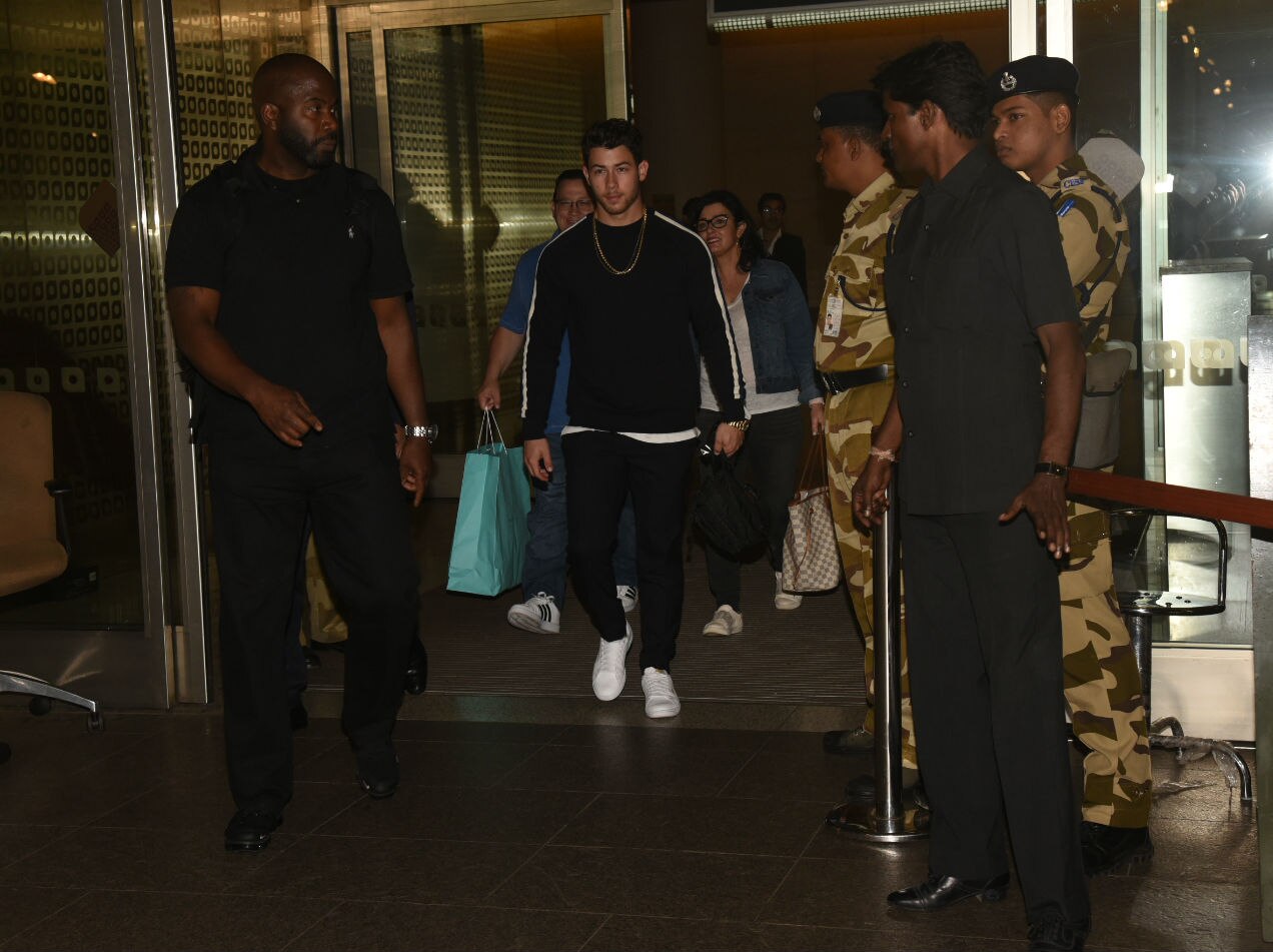 IN PICS: Priyanka Chopra's boyfriend Nick Jonas & his parents arrive in India for ENGAGEMENT party hosted by the Chopras!