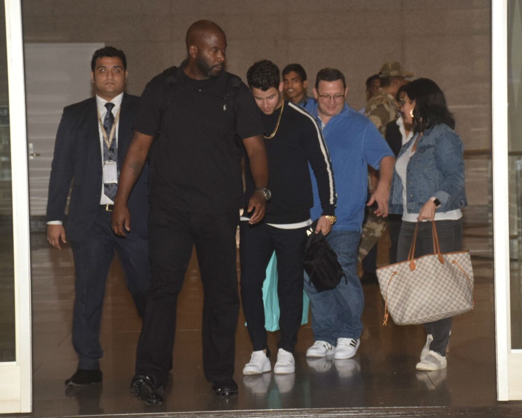 IN PICS: Priyanka Chopra's boyfriend Nick Jonas & his parents arrive in India for ENGAGEMENT party hosted by the Chopras!