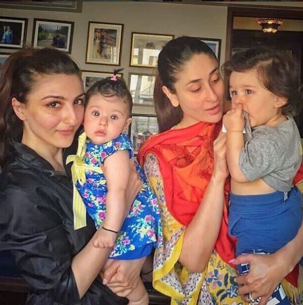 WATCH: Soha Ali Khan gets ANGRY on paparazzi as they flashes camera lights on her BABY GIRL Inaaya Naumi Kemmu!