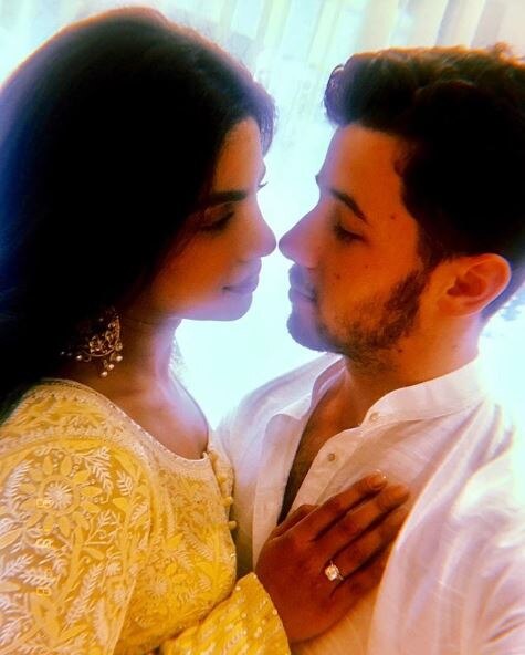 PICS: Priyanka-Nick get pre-wedding bash from 'The Sky Is Pink' team; Bride-to-be cuts cake!