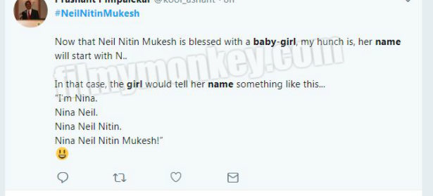 Neil Nitin Mukesh names his newborn baby girl 'Nurvi Neil Mukesh