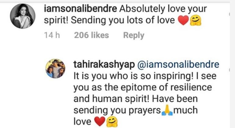 Sonali Bendre, Shilpa Shetty, Twinkle Khanna & other B-town celebs support Tahira Kashyap in her battle with cancer