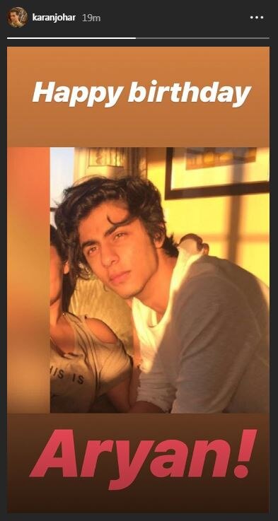 Aryan Khan 21st Birthday: Karan Johar has adorable wish for SRK's son!