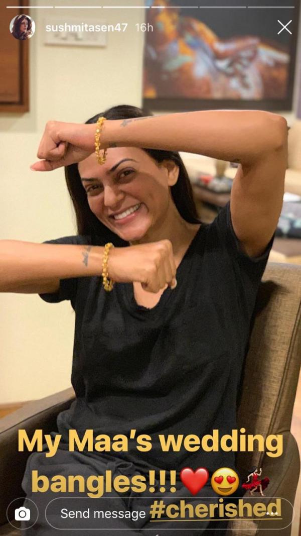 Sushmita Sen to marry boyfriend Rohman Shawl? Actress tries on her mom's wedding bangles hinting at marriage!