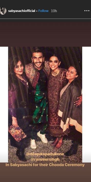 Deepika-Ranveer are glowing with happiness in this first pic from chooda ceremony!