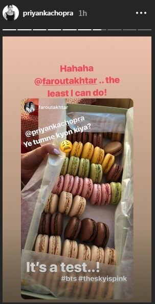 Priyanka Chopra gives NEW twist to ‘Shaadi Ke Ladoos’; Brings goodies from Paris for ‘The Sky Is Pink’ team (SEE PICS)