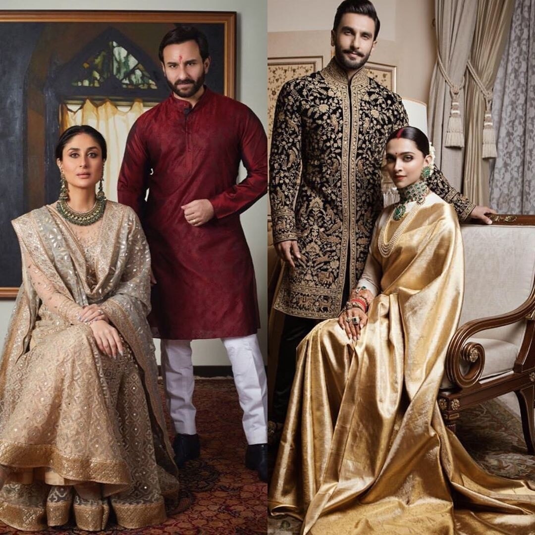 Deepika Ranveer Bangalore Reception: The bride's look reminds internet of Anushka, Kangana, Kareena.. Here's how!