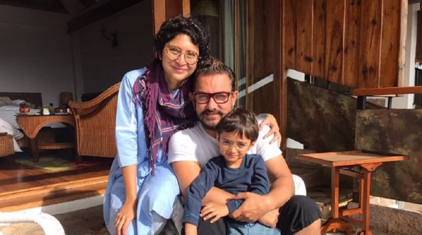 PICS: Aamir Khan & wife Kiran dress up as Asterix characters for son Azad's costume party!