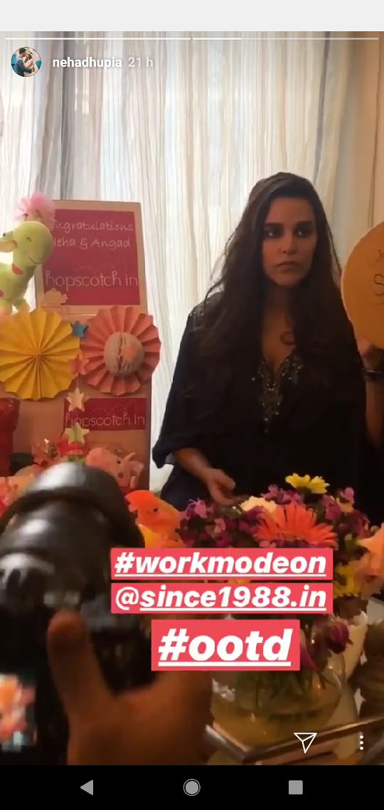 New mommy Neha Dhupia back to work, just 10 days after giving birth to her baby girl Mehr; SEE PICS