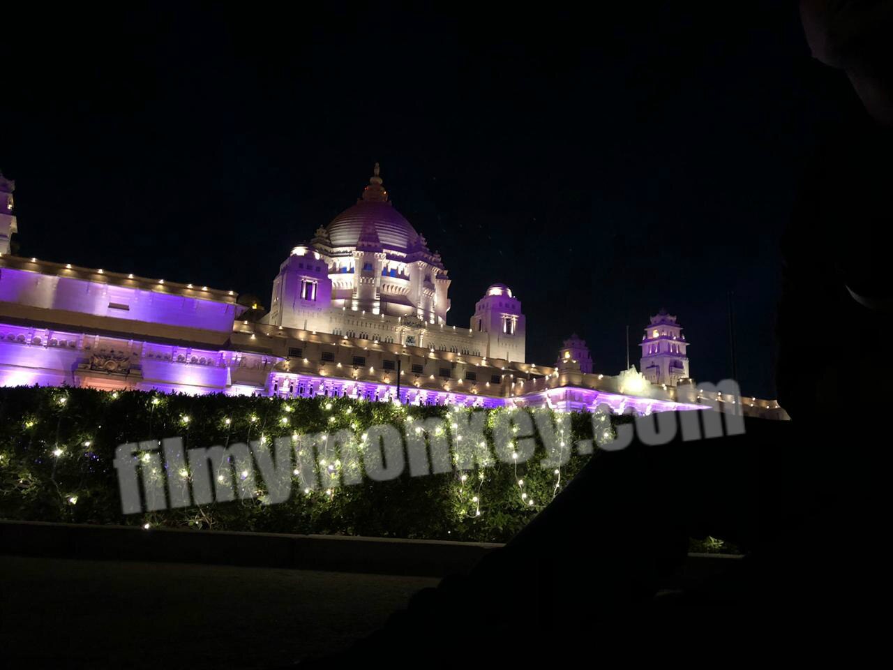 Priyanka-Nick Wedding EXCLUSIVE! First Pics of Umaid Bhawan lit up & Sangeet ceremony stage set!