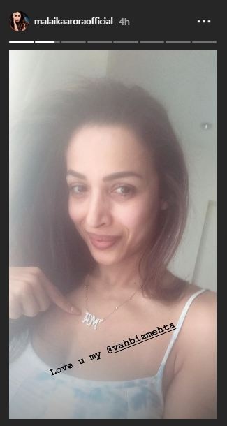 Malaika Arora drops 'Khan' from her Instagram handle; Flaunts her AM pendant (SEE PIC)