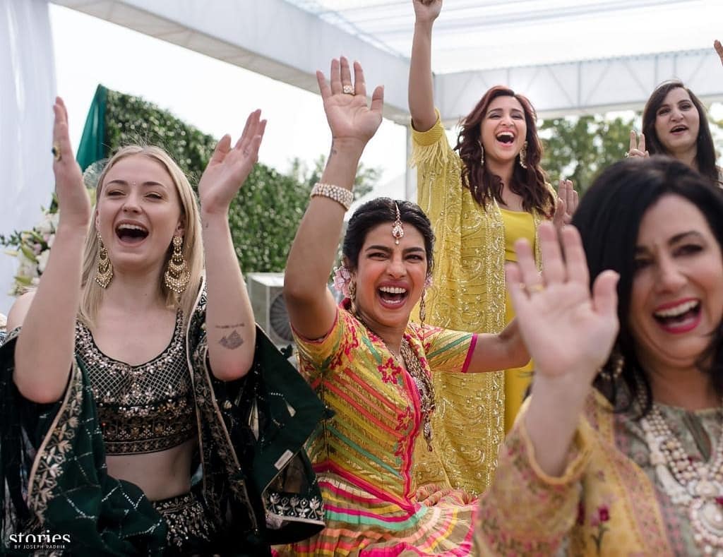Priyanka-Nick Wedding sangeet ceremony: Sophie Turner stuns in Abu Jani-Sandeep Khosla ensemble