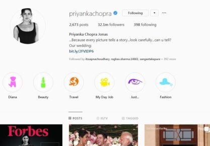 Priyanka Chopra changes her Instagram name to Priyanka Chorpa Jonas post wedding with Nick Jonas