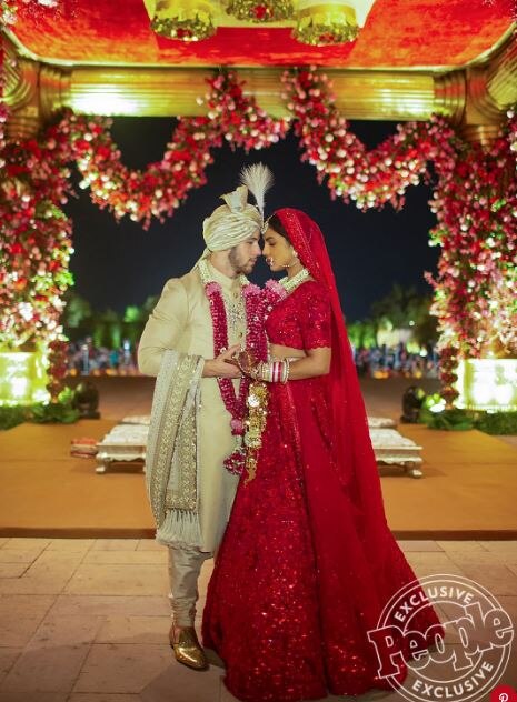 Priyanka-Nick Wedding: New bride stuns in red at her post marriage bash!