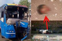 અમદાવાદઃ લકઝરીની ટક્કરથી થાંભલો સાયકલ ચાલક પર પડ્યો ને યુવકનું માથું થઈ ગયું ધડથી અલગ