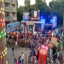 ભગવાન જગન્નાથ મંદિરની બહાર \'એબીપી અસ્મિતા\'એ મૂક્યા ન્યૂઝ સ્ક્રિન, જુઓ તસવીરો