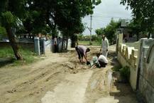 હાર્દિકના ઘર પાસે ભરાયા છે પાણીઃ આગમનને લઈને પાણી ઉચેલવાના શરૂ, જુઓ તસવીરો