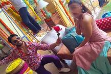 દિપીકાને નહિ આ એક્ટ્રેસને આપ્યુ રણવીર સિંહે ફૂલ, જુઓ Pics